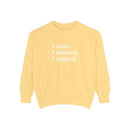 I came, I masked, I napped - Soft Crewneck Sweatshirt