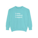 I came, I masked, I napped - Soft Crewneck Sweatshirt