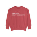 I'm Resting, That's the Protest - Soft Crewneck Sweatshirt