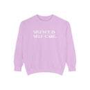 Silence is Self-Care - Soft Crewneck Sweatshirt