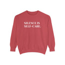 Silence is Self-Care - Soft Crewneck Sweatshirt