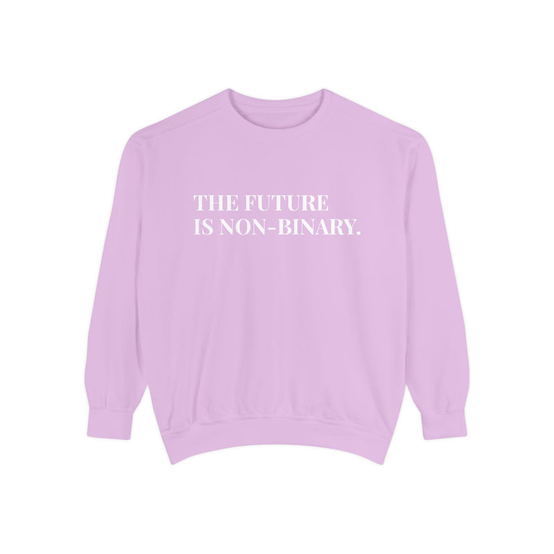 The Future is Non-Binary - Soft Crewneck Sweatshirt