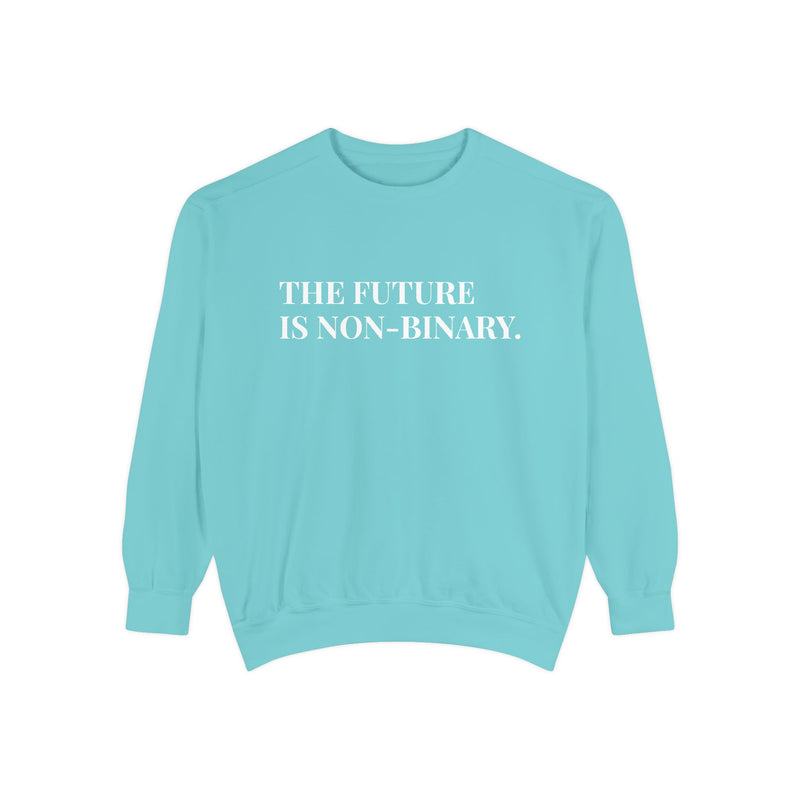 The Future is Non-Binary - Soft Crewneck Sweatshirt