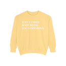 Just a Tired Body with Loud Opinions - Soft Crewneck Sweatshirt
