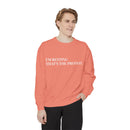 I'm Resting, That's the Protest - Soft Crewneck Sweatshirt