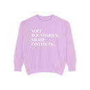 Soft Boundaries, Sharp Instincts - Soft Crewneck Sweatshirt