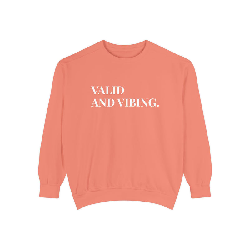 Valid and Vibing - Soft Crewneck Sweatshirt