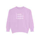I came, I masked, I napped - Soft Crewneck Sweatshirt