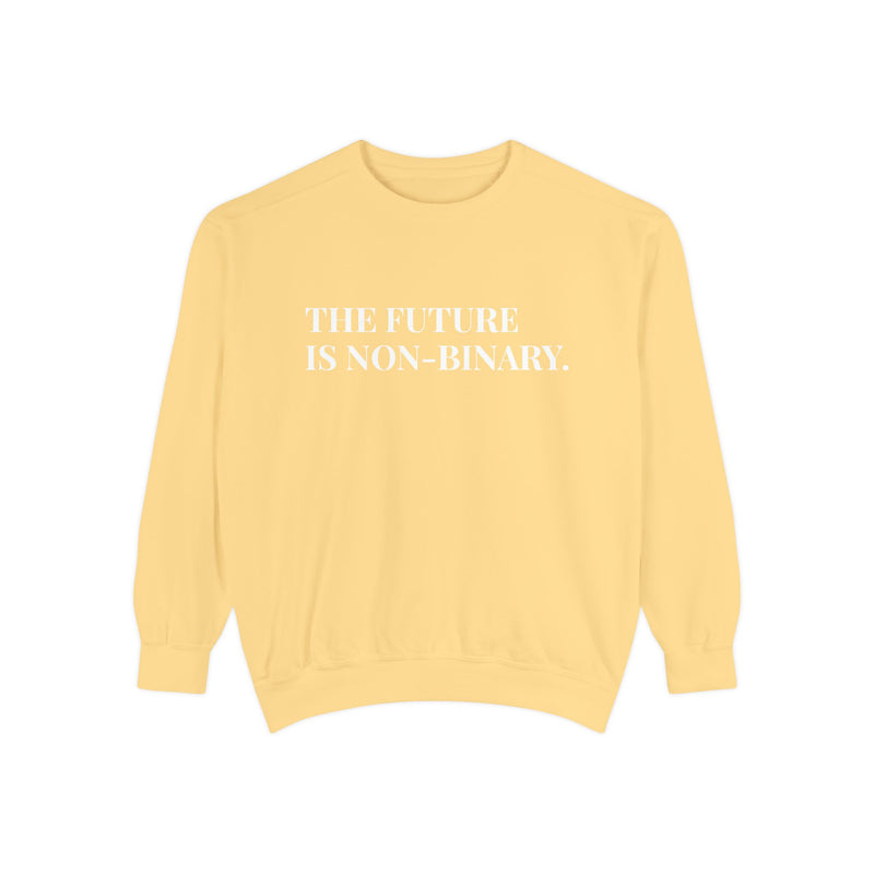 The Future is Non-Binary - Soft Crewneck Sweatshirt