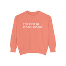 The Future is Non-Binary - Soft Crewneck Sweatshirt