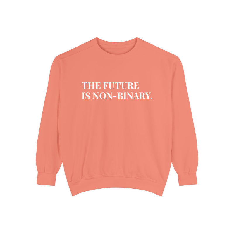 The Future is Non-Binary - Soft Crewneck Sweatshirt