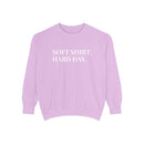 Soft Shirt, Hard Day - Soft Crewneck Sweatshirt