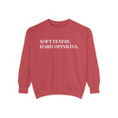Soft Femme, Hard Opinions - Soft Crewneck Sweatshirt