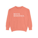 Rest is Resistance - Soft Crewneck Sweatshirt