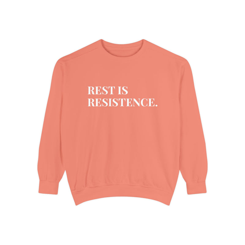 Rest is Resistance - Soft Crewneck Sweatshirt